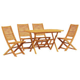 Set da Pranzo per Giardino 5 pcs Marrone