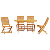 Set da Pranzo per Giardino 5 pcs Marrone