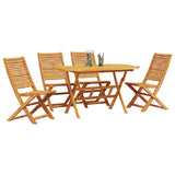 Set da Pranzo per Giardino 5 pcs Marrone