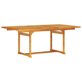 Set da Pranzo per Giardino 7 pcs Marrone