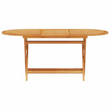 Set da Pranzo per Giardino 7 pcs Marrone