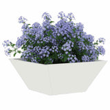 Vaso da giardino Bianco 35 x 35 x 15 cm