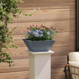 Vaso da giardino Antracite 35 x 35 x 15 cm