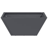 Vaso da giardino Antracite 35 x 35 x 15 cm