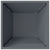 Vaso da giardino Antracite 35 x 35 x 15 cm