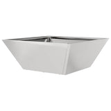 Vaso da giardino 5 pcs Argento 40 x 40 x 15 cm