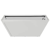 Vaso da giardino 5 pcs Argento 40 x 40 x 15 cm