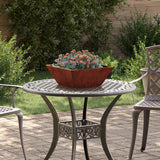 Vaso da giardino Ruggine 40 x 40 x 15 cm