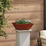 Vaso da giardino Ruggine 40 x 40 x 15 cm