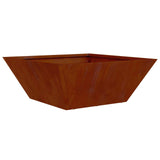 Vaso da giardino Ruggine 40 x 40 x 15 cm