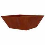 Vaso da giardino Ruggine 40 x 40 x 15 cm