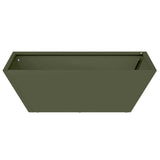 Vaso da giardino 5 pcs Verde oliva 50 x 50 x 15 cm