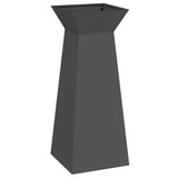 Vaso a Pilastro 2 pcs Nero 40 x 40 x 100 cm