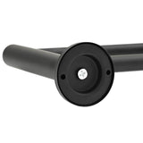 Porta asciugamani Nero 61 x 14.5 x 5 cm Acciaio inossidabile