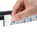 Porta asciugamani Nero 40 x 9 x 4 cm Acciaio inossidabile