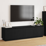 Mobile TV Rovere Nero 180 x 38 x 49 cm Legno truciolato