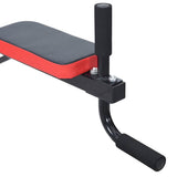 VidaXL Stazione per dips Nero e Rosso 72,5 x 70 x 31 cm