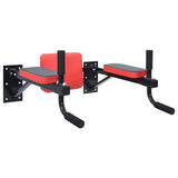 VidaXL Stazione per dips Nero e Rosso 72,5 x 70 x 31 cm
