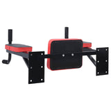 VidaXL Stazione per dips Nero e Rosso 72,5 x 70 x 31 cm