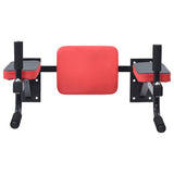 VidaXL Stazione per dips Nero e Rosso 72,5 x 70 x 31 cm
