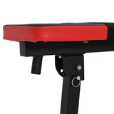 VidaXL Panca per pesi Nero 126,5 x 67 x 111 cm