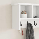 Appendiabiti a muro Bianco 50 x 16 x 26 cm Legno truciolato