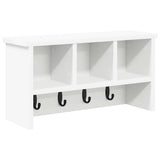 Appendiabiti a muro Bianco 50 x 16 x 26 cm Legno truciolato