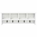 Appendiabiti a muro Bianco 75 x 16 x 26 cm Legno truciolato
