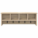 Appendiabiti a muro Rovere Sonoma 75 x 16 x 26 cm