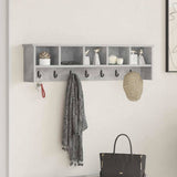 Appendiabiti a muro Grigio cemento 100 x 16 x 26 cm