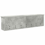 Appendiabiti a muro Grigio cemento 100 x 16 x 26 cm