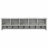 Appendiabiti a muro Grigio cemento 100 x 16 x 26 cm