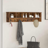 Appendiabiti a muro Rovere fumé 100 x 16 x 26 cm