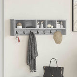 Appendiabiti a muro Grigio Sonoma 100 x 16 x 26 cm