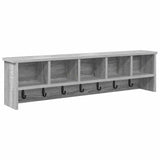 Appendiabiti a muro Grigio Sonoma 100 x 16 x 26 cm