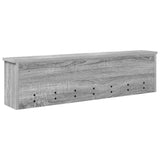 Appendiabiti a muro Grigio Sonoma 100 x 16 x 26 cm