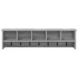 Appendiabiti a muro Grigio Sonoma 100 x 16 x 26 cm