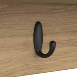 Appendiabiti a muro Rovere artigianale 100 x 16 x 26 cm