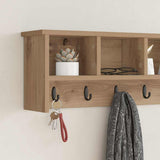 Appendiabiti a muro Rovere artigianale 100 x 16 x 26 cm