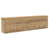 Appendiabiti a muro Rovere artigianale 100 x 16 x 26 cm