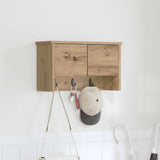Appendiabiti a muro Rovere artigianale 50 x 20 x 30 cm