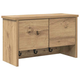 Appendiabiti a muro Rovere artigianale 50 x 20 x 30 cm