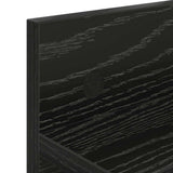Appendiabiti a muro Rovere Nero 40 x 10,5 x 18 cm