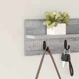 Appendiabiti a muro Grigio Sonoma 60 x 10,5 x 18 cm