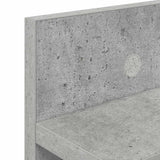 Appendiabiti a muro Grigio cemento 80 x 10,5 x 18 cm