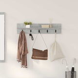 Appendiabiti a muro Grigio cemento 80 x 10,5 x 18 cm