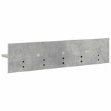Appendiabiti a muro Grigio cemento 80 x 10,5 x 18 cm