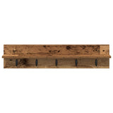 Appendiabiti a muro Legno vecchio 80 x 10,5 x 18 cm