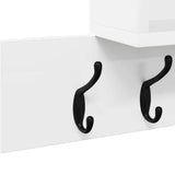 Appendiabiti a muro Bianco 100 x 12 x 43,5 cm Legno truciolato