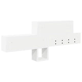 Appendiabiti a muro Bianco 100 x 12 x 43,5 cm Legno truciolato